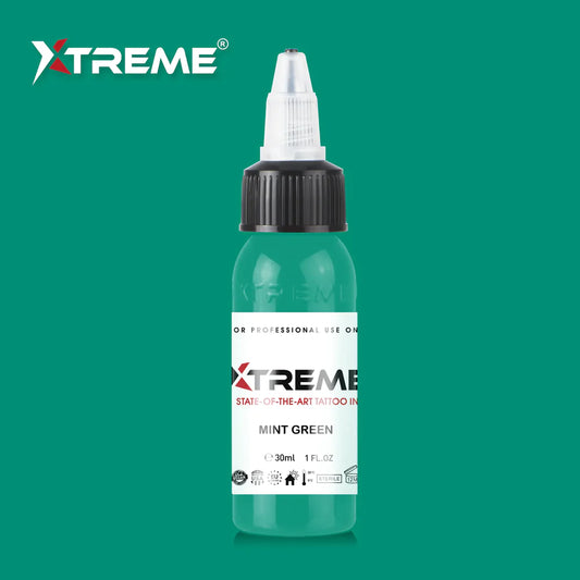 Tinta Xtreme - TINTA DE TATUAJE VERDE MENTA - 30ml / 1oz