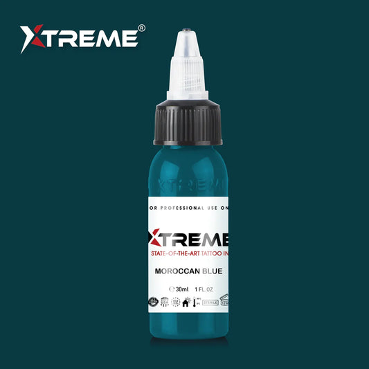 Xtreme ink - MOROCCAN BLUE TATTOO INK - 30ml / 1oz