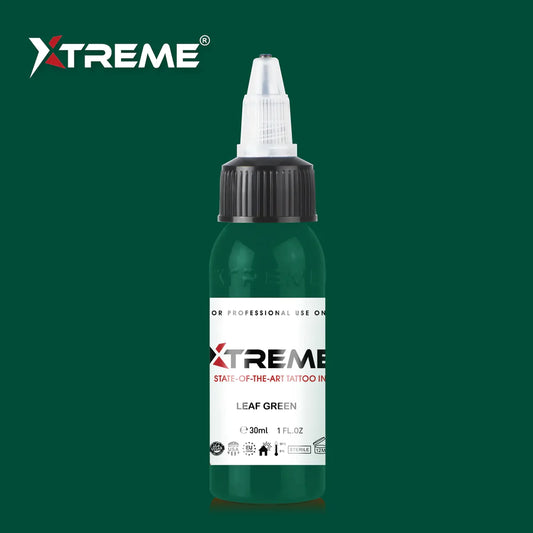 Tinta Xtreme - TINTA DE TATUAJE VERDE HOJA - 30ml / 1oz