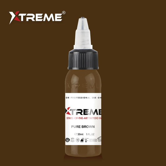 Tinta Xtreme - TINTA DE TATUAJE MARRÓN PURA - 30ml / 1oz