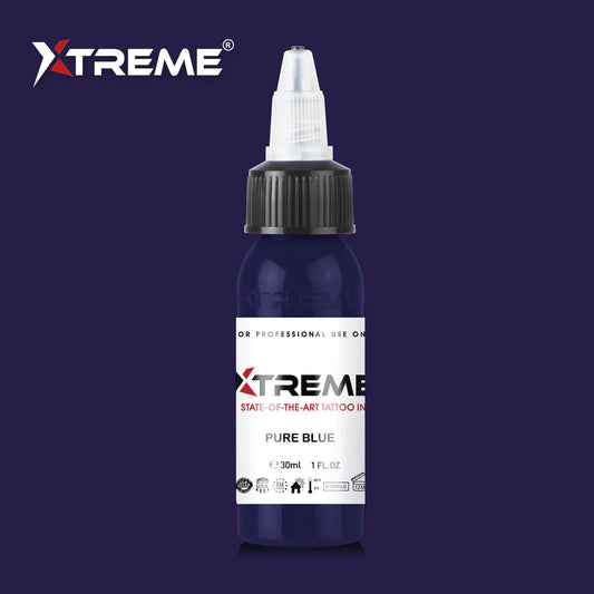 Tinta Xtreme - TINTA DE TATUAJE AZUL PURA - 30ml / 1oz