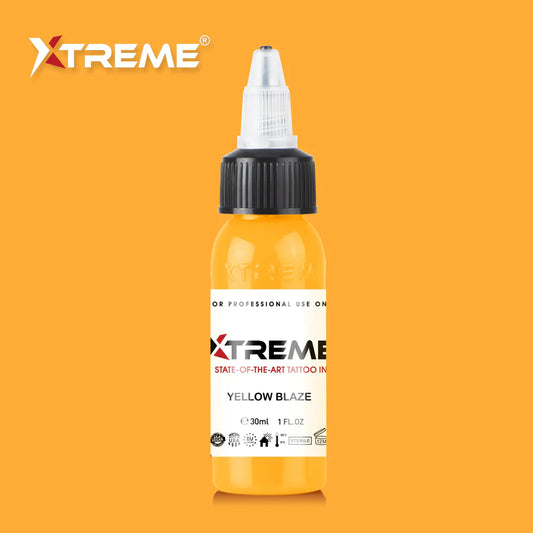 Tinta Xtreme - TINTA DE TATUAJE AMARILLO BLAZE - 30ml / 1oz